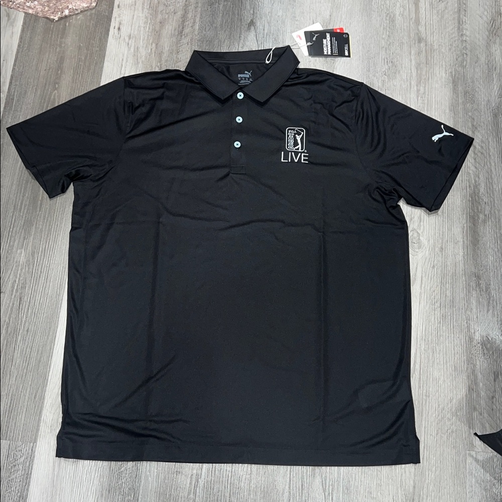 NWT Puma PGA Tour Dry Cell Performance Fit Polo Shirt, size XL